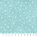 HOLLY JOLLY, TURQUOISE SNOWFLAKES, FROM NORTHCOTT         (