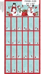 HOLLY JOLLY, ADVENT CALENDAR  PANEL, FROM NORTHCOTT 