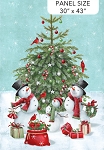 HOLLY JOLLY, SNOWMAN PANEL, FROM NORTHCOTT